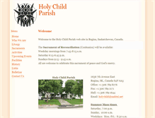 Tablet Screenshot of holychild.ca